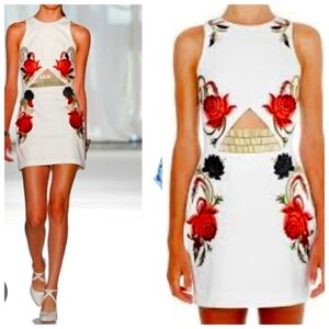 Sass & Bide ARM YOURSELF Boeheme bohemian gladiator white rose dress 4